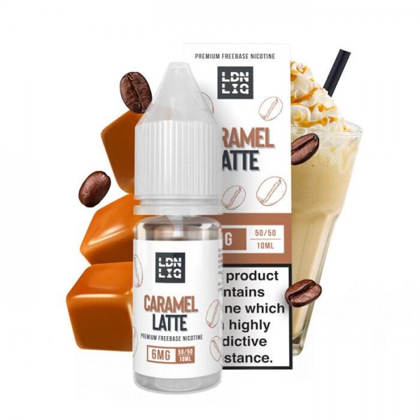 LDN LIQ Caramel Latte | 10ml E-Liquid | Premium St...