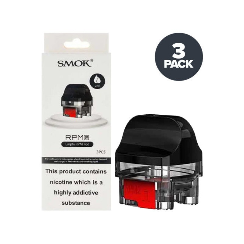 Smok RPM 2 EmptyReplacement Pods | 3 Pack