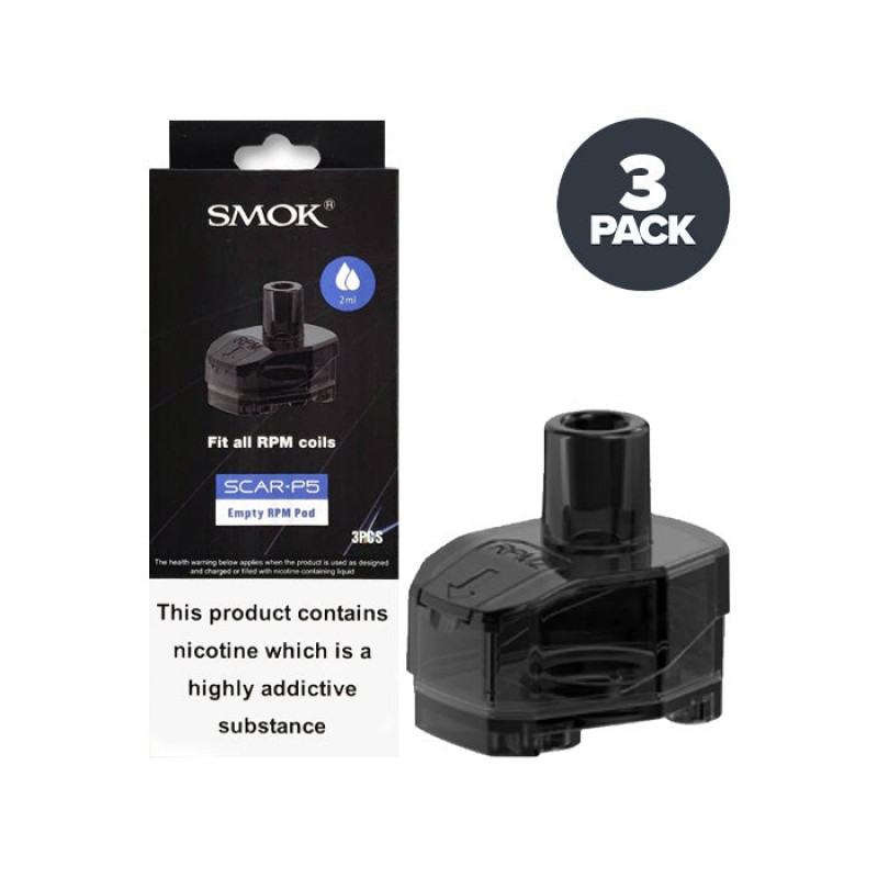 Smok Scar P5 Empty Replacement Pods | 3 Pack