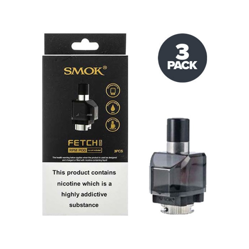 Smok Fetch Pro Empty Replacement Pods | 3 Pack